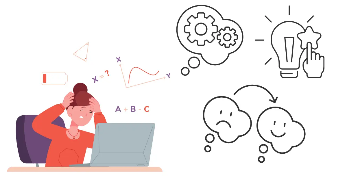 困っている人のイラスト